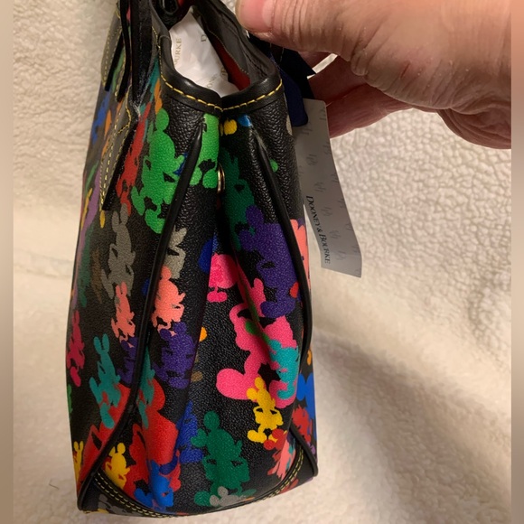 NWT Dooney & Bourke Disney 2010 Wonder Mickey Silhouettes Med Tote/Shoulder Bag - Picture 5 of 16